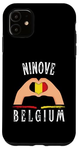 Belgium Flag Heart Ninove City Hülle für iPhone 11 Belgium Flag Heart Ninove City Hülle für iPhone 11 von I Love Belgium Ninove Designs
