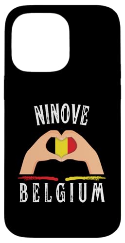 Belgium Flag Heart Ninove City Hülle für iPhone 14 Pro Max Belgium Flag Heart Ninove City Hülle für iPhone 14 Pro Max von I Love Belgium Ninove Designs