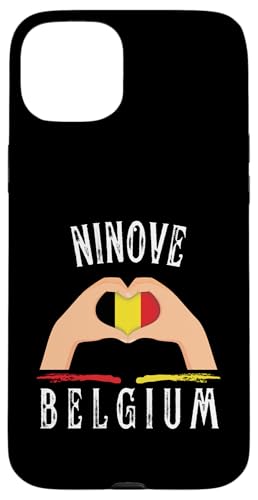 Belgium Flag Heart Ninove City Hülle für iPhone 15 Plus Belgium Flag Heart Ninove City Hülle für iPhone 15 Plus von I Love Belgium Ninove Designs