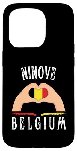 Belgium Flag Heart Ninove City Hülle für iPhone 15 Pro Belgium Flag Heart Ninove City Hülle für iPhone 15 Pro von I Love Belgium Ninove Designs