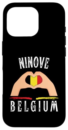 Belgium Flag Heart Ninove City Hülle für iPhone 16 Pro Belgium Flag Heart Ninove City Hülle für iPhone 16 Pro von I Love Belgium Ninove Designs