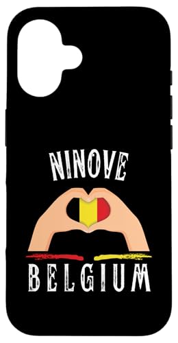Belgium Flag Heart Ninove City Hülle für iPhone 16 Belgium Flag Heart Ninove City Hülle für iPhone 16 von I Love Belgium Ninove Designs