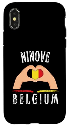 Belgium Flag Heart Ninove City Hülle für iPhone X/XS Belgium Flag Heart Ninove City Hülle für iPhone X/XS von I Love Belgium Ninove Designs