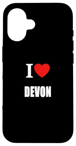 I Love Devon Holidays Surfen Meer Sand Landschaft Hülle für iPhone 16 I Love Devon Holidays Surfen Meer Sand Landschaft Hülle für iPhone 16 von I Love Inspirational Motivational Designs