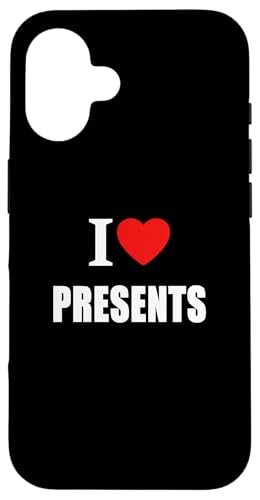Ich liebe Geschenke zu Weihnachten und Geburtstagen Hülle für iPhone 16 Ich liebe Geschenke zu Weihnachten und Geburtstagen Hülle für iPhone 16 von I Love Inspirational Motivational Designs