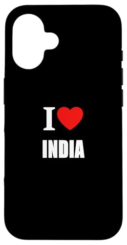 Ich liebe Indien für Liebhaber Indiens und der indischen Kultur Hülle für iPhone 16 Ich liebe Indien für Liebhaber Indiens und der indischen Kultur Hülle für iPhone 16 von I Love Inspirational Motivational Designs