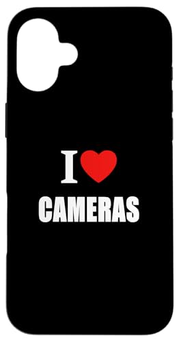 Ich liebe Kameras für Fotografen Vlogger Videomacher Hülle für iPhone 16 Plus Ich liebe Kameras für Fotografen Vlogger Videomacher Hülle für iPhone 16 Plus von I Love Inspirational Motivational Designs
