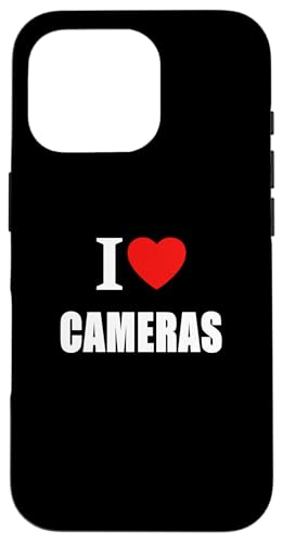 Ich liebe Kameras für Fotografen Vlogger Videomacher Hülle für iPhone 16 Pro Ich liebe Kameras für Fotografen Vlogger Videomacher Hülle für iPhone 16 Pro von I Love Inspirational Motivational Designs