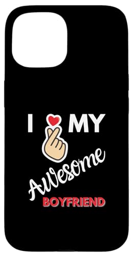 Ich liebe meinen großartigen Freund Hülle für iPhone 15 Ich liebe meinen großartigen Freund Hülle für iPhone 15 von I Love My Awesome Boyfriend