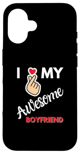 Ich liebe meinen großartigen Freund Hülle für iPhone 16 Ich liebe meinen großartigen Freund Hülle für iPhone 16 von I Love My Awesome Boyfriend