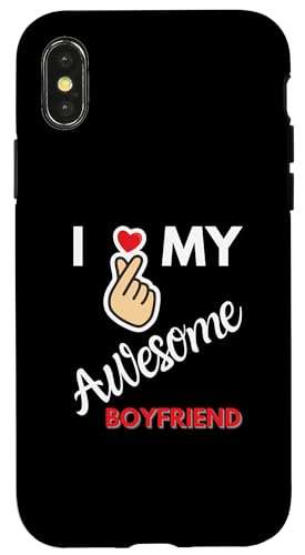 Ich liebe meinen großartigen Freund Hülle für iPhone X/XS Ich liebe meinen großartigen Freund Hülle für iPhone X/XS von I Love My Awesome Boyfriend