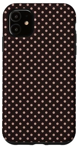 Klassisches Punktemuster, braun, Boho-Hülle mit Punkten Hülle für iPhone 11 Klassisches Punktemuster, braun, Boho-Hülle mit Punkten Hülle für iPhone 11 von I Love Polka Dots!