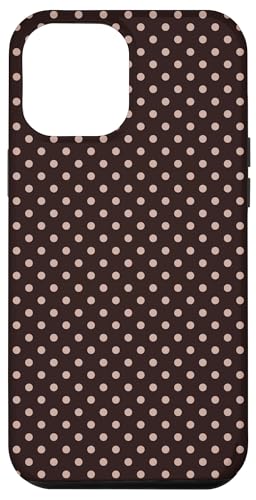 Klassisches Punktemuster, braun, Boho-Hülle mit Punkten Hülle für iPhone 12 Pro Max von I Love Polka Dots!
