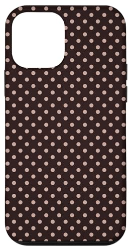 Klassisches Punktemuster, braun, Boho-Hülle mit Punkten Hülle für iPhone 12 mini von I Love Polka Dots!