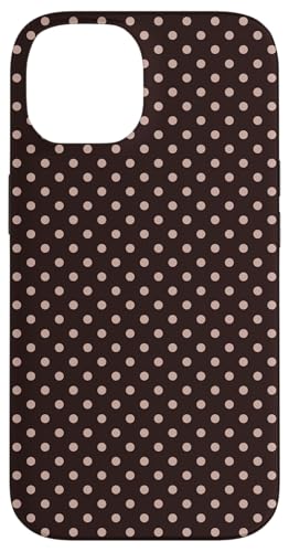 Klassisches Punktemuster, braun, Boho-Hülle mit Punkten Hülle für iPhone 14 von I Love Polka Dots!