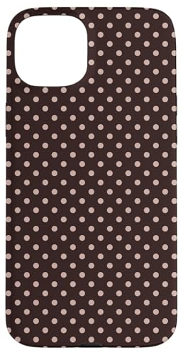 Klassisches Punktemuster, braun, Boho-Hülle mit Punkten Hülle für iPhone 15 Plus Klassisches Punktemuster, braun, Boho-Hülle mit Punkten Hülle für iPhone 15 Plus von I Love Polka Dots!