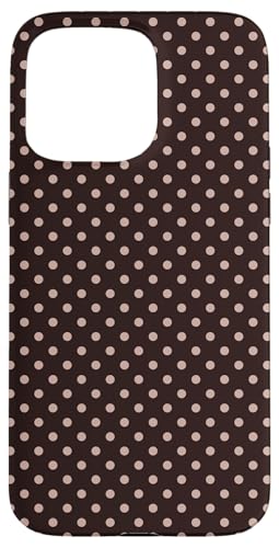 Klassisches Punktemuster, braun, Boho-Hülle mit Punkten Hülle für iPhone 15 Pro Max Klassisches Punktemuster, braun, Boho-Hülle mit Punkten Hülle für iPhone 15 Pro Max von I Love Polka Dots!