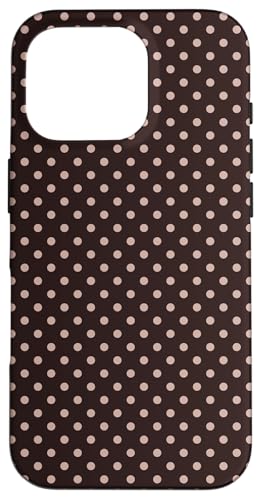 Klassisches Punktemuster, braun, Boho-Hülle mit Punkten Hülle für iPhone 16 Pro Klassisches Punktemuster, braun, Boho-Hülle mit Punkten Hülle für iPhone 16 Pro von I Love Polka Dots!
