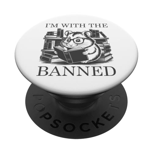 I'm With The Banned PopSockets Klebender PopGrip I'm With The Banned PopSockets Klebender PopGrip von I Read Banned Books