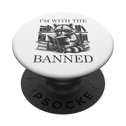 I'm With The Banned PopSockets Klebender PopGrip I'm With The Banned PopSockets Klebender PopGrip von I Read Banned Books