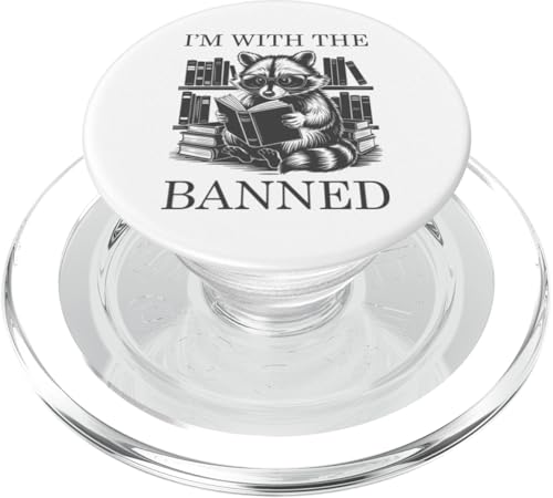 I'm With The Banned PopSockets PopGrip für MagSafe I'm With The Banned PopSockets PopGrip für MagSafe von I Read Banned Books