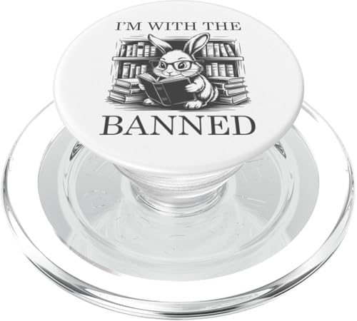 I'm With The Banned PopSockets PopGrip für MagSafe I'm With The Banned PopSockets PopGrip für MagSafe von I Read Banned Books