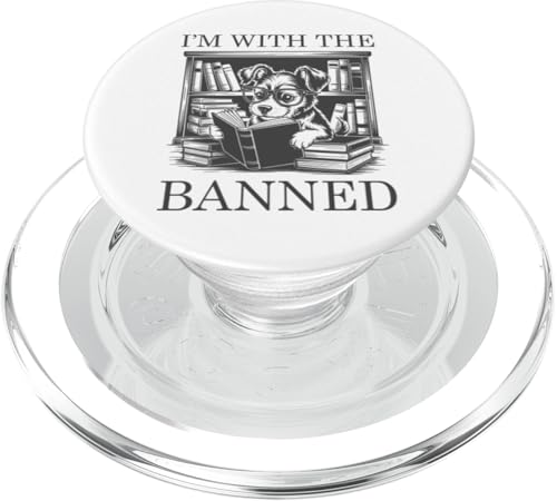I'm With The Banned PopSockets PopGrip für MagSafe I'm With The Banned PopSockets PopGrip für MagSafe von I Read Banned Books