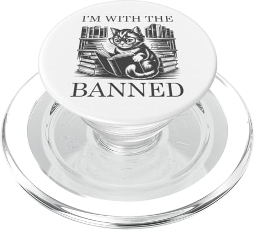 I'm With The Banned PopSockets PopGrip für MagSafe I'm With The Banned PopSockets PopGrip für MagSafe von I Read Banned Books