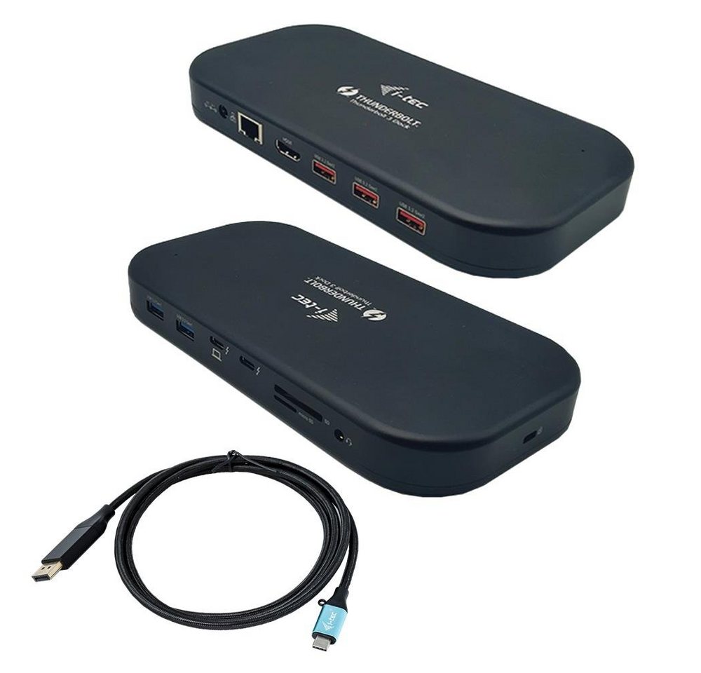I-TEC Laptop-Dockingstation Thunderbolt 3/USB-C Dual 4K Docking Station, USB-C zu DisplayPort Kabel 1,5m Power Delivery 60W I-TEC Laptop-Dockingstation Thunderbolt 3/USB-C Dual 4K Docking Station, USB-C zu DisplayPort Kabel 1,5m Power Delivery 60W von I-TEC