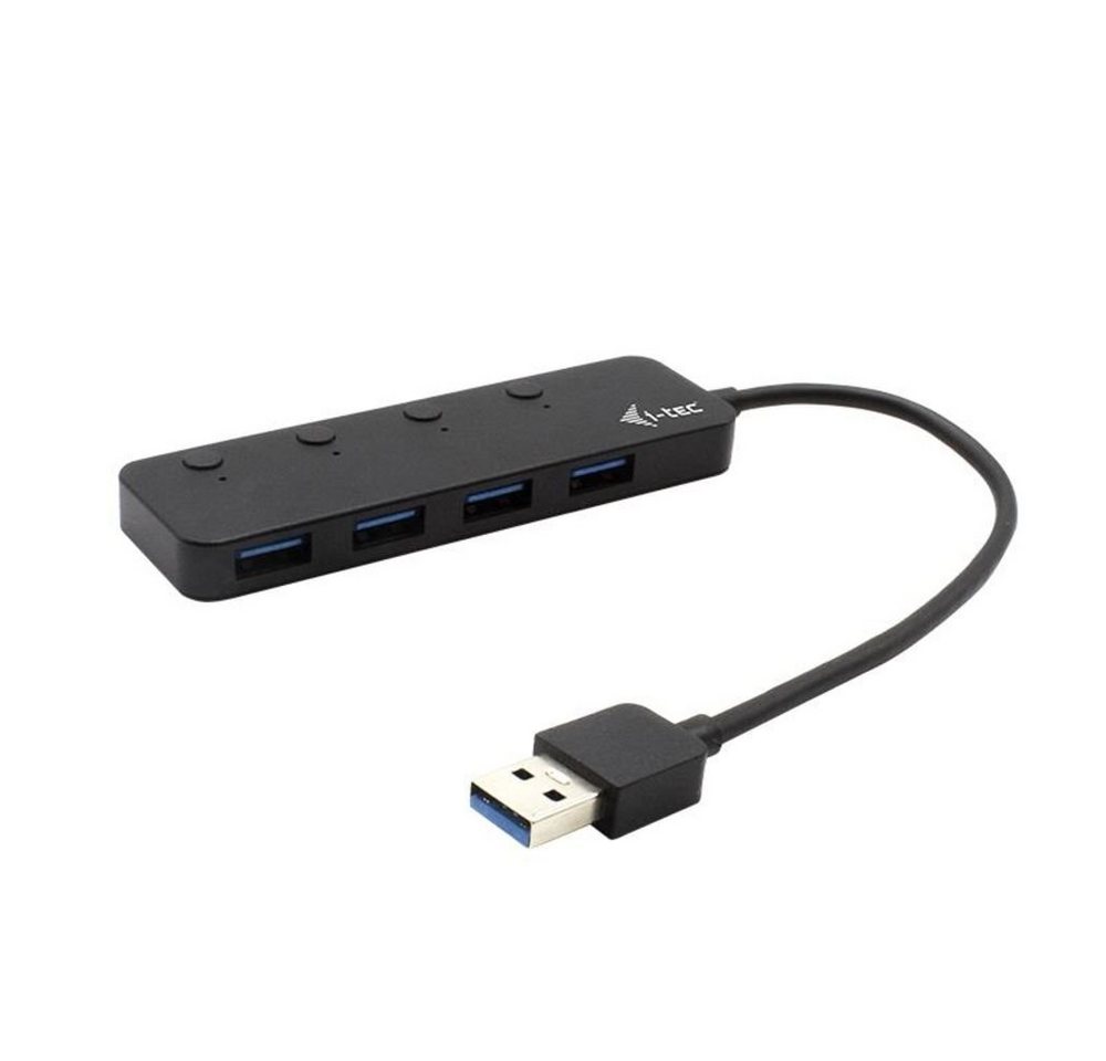 I-TEC USB 3.0 Metal HUB 4 Port mit individual On/Off Switches USB-Ladegerät von I-TEC