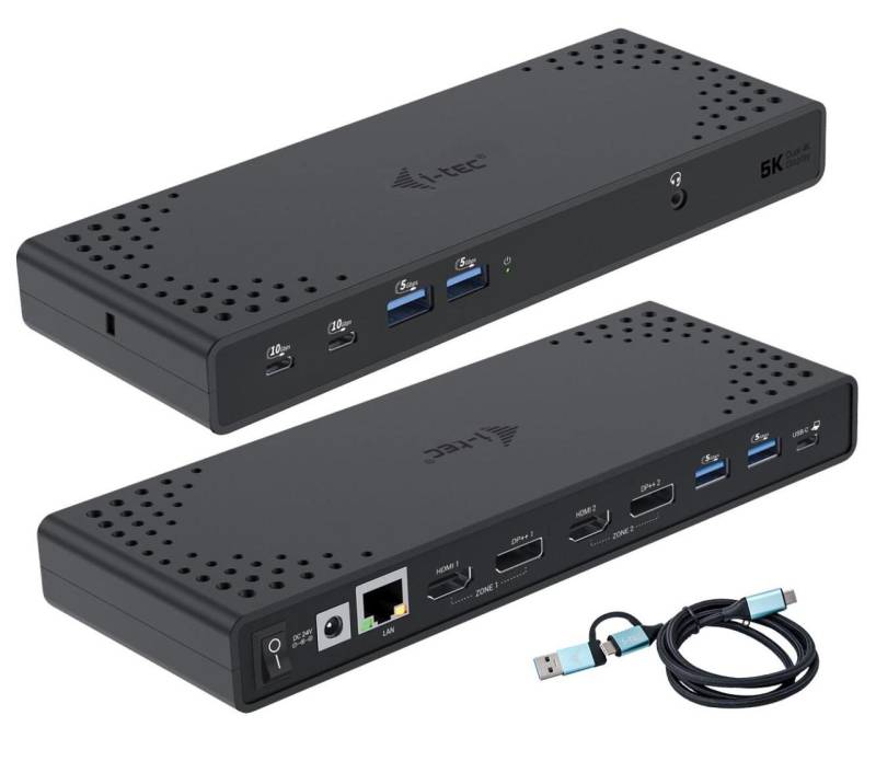 I-TEC USB-A /USB-C/Thunderbolt 3 Docking Station Gen2 mit Power Delivery 100W von I-TEC