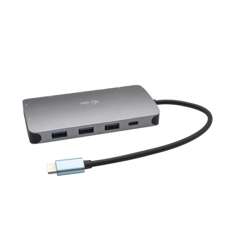 I-TEC USB-C Metal Nano Docking Station mit Netzteil 100W von I-TEC