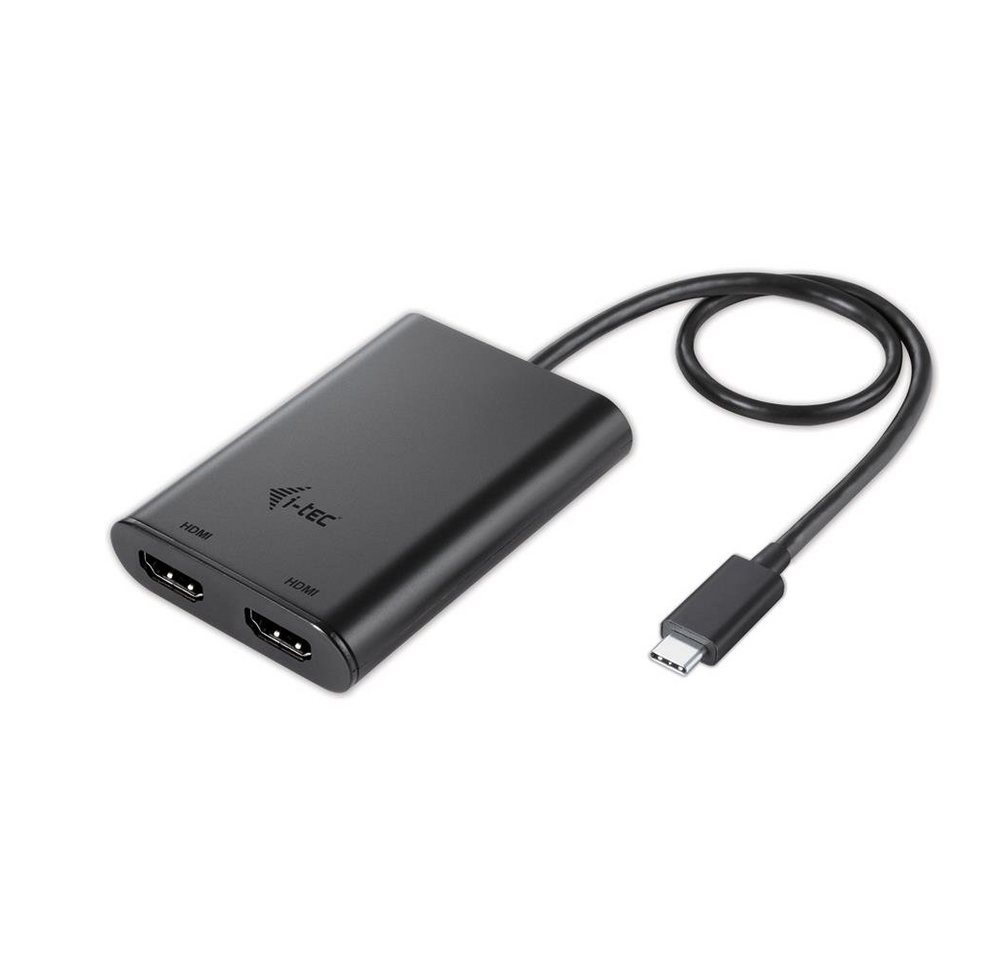 I-TEC USB-C auf Dual HDMI Video-Adapter USB-C zu HDMI, 2x HDMI 4K Ultra HD kompatibel mit Thunderbolt 3 von I-TEC