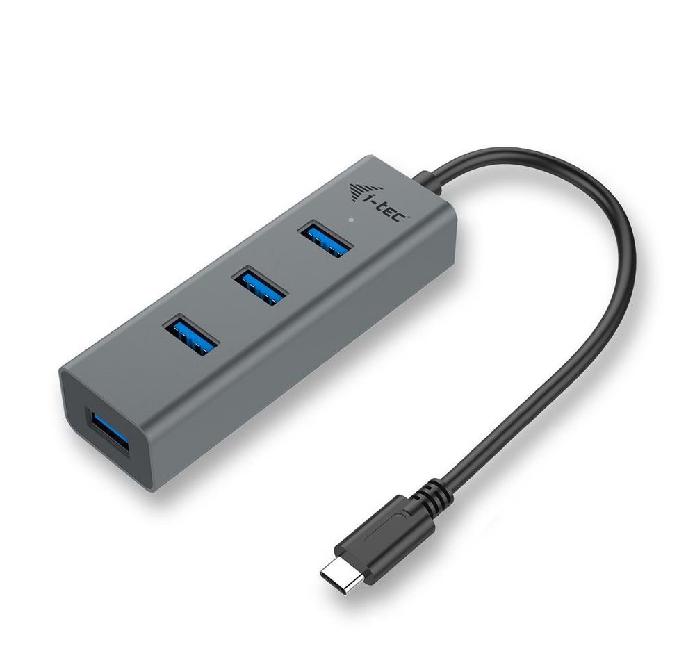 I-TEC USB-Verteiler USB-C Metal HUB 4 Port, Thunderbolt 3 kompatibel I-TEC USB-Verteiler USB-C Metal HUB 4 Port, Thunderbolt 3 kompatibel von I-TEC