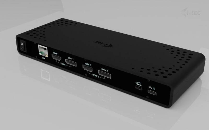 I-TEC Universal Dual 4K Display Docking Station mit Power Delivery 85W von I-TEC