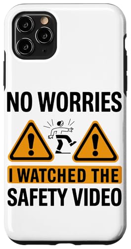Keine Sorge, ich habe das Sicherheitsvideo gesehen Hülle für iPhone 11 Pro Max Keine Sorge, ich habe das Sicherheitsvideo gesehen Hülle für iPhone 11 Pro Max von I Watched The Safety Video No Worries At Office