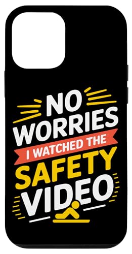 Keine Sorge, ich habe das Sicherheitsvideo gesehen Hülle für iPhone 12 mini Keine Sorge, ich habe das Sicherheitsvideo gesehen Hülle für iPhone 12 mini von I Watched The Safety Video No Worries At Office