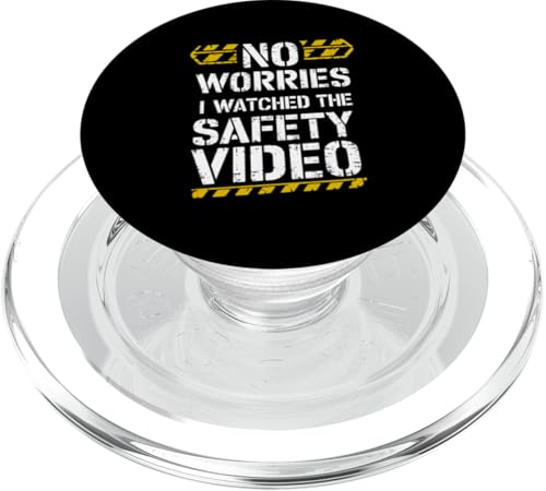 Keine Sorge, ich habe das Sicherheitsvideo gesehen PopSockets PopGrip für MagSafe von I Watched The Safety Video No Worries At Office