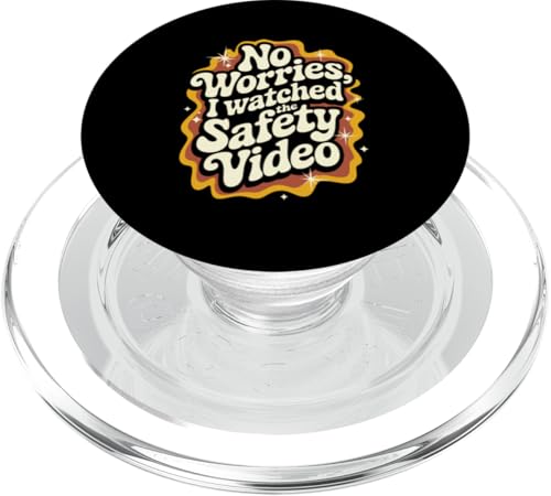 Keine Sorge, ich habe das Sicherheitsvideo gesehen PopSockets PopGrip für MagSafe von I Watched The Safety Video No Worries At Office