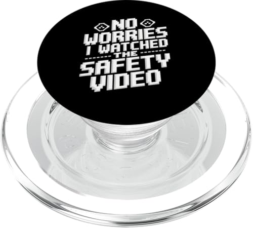 Keine Sorge, ich habe das Sicherheitsvideo gesehen PopSockets PopGrip für MagSafe von I Watched The Safety Video No Worries At Office