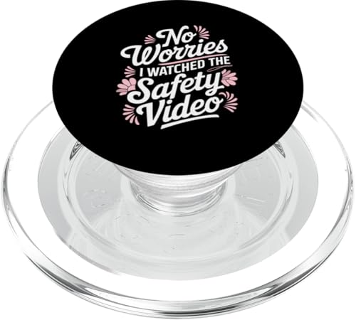 Keine Sorge, ich habe das Sicherheitsvideo gesehen PopSockets PopGrip für MagSafe von I Watched The Safety Video No Worries At Office