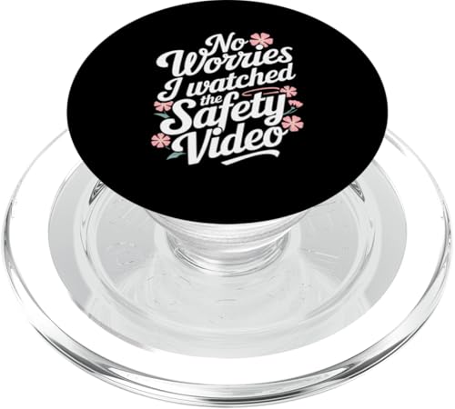 Keine Sorge, ich habe das Sicherheitsvideo gesehen PopSockets PopGrip für MagSafe von I Watched The Safety Video No Worries At Office