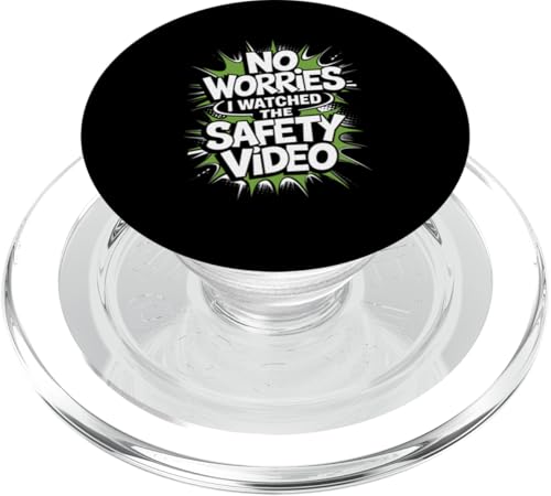 Keine Sorge, ich habe das Sicherheitsvideo gesehen PopSockets PopGrip für MagSafe von I Watched The Safety Video No Worries At Office
