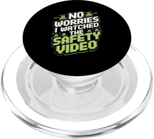 Keine Sorge, ich habe das Sicherheitsvideo gesehen PopSockets PopGrip für MagSafe von I Watched The Safety Video No Worries At Office