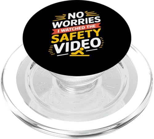 Keine Sorge, ich habe das Sicherheitsvideo gesehen PopSockets PopGrip für MagSafe von I Watched The Safety Video No Worries At Office