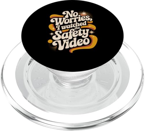 Keine Sorge, ich habe das Sicherheitsvideo gesehen PopSockets PopGrip für MagSafe von I Watched The Safety Video No Worries At Office