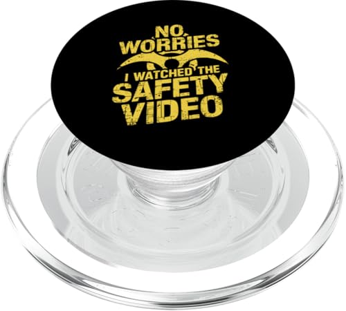 Keine Sorge, ich habe das Sicherheitsvideo gesehen PopSockets PopGrip für MagSafe von I Watched The Safety Video No Worries At Office