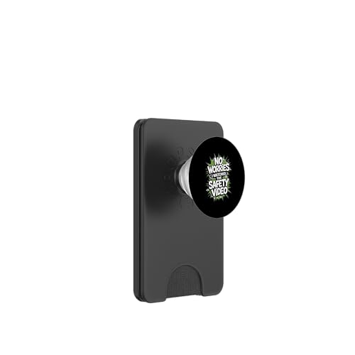 Keine Sorge, ich habe das Sicherheitsvideo gesehen PopSockets PopWallet für MagSafe von I Watched The Safety Video No Worries At Office
