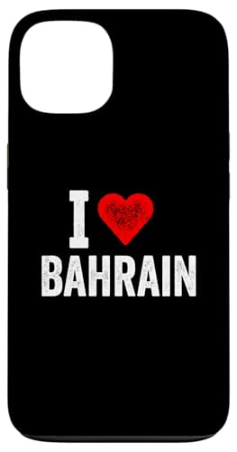 Lustiges Design Retro I Love Bahrain mit rotem Herz Hülle für iPhone 13 von I love "Custom" All Country's Tee