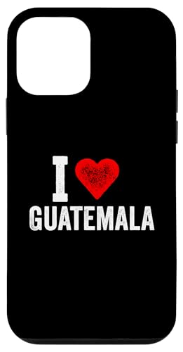 Lustiges Design Retro I Love Guatemala mit rotem Herz Hülle für iPhone 12 mini von I love "Custom" All Country's Tee